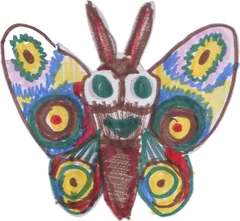 Child's drawing of a sea creature — RADAR Kids lagoon