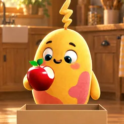 Vitezomanul — Foodie Monsters character, RADAR Kids 2026 (eating)